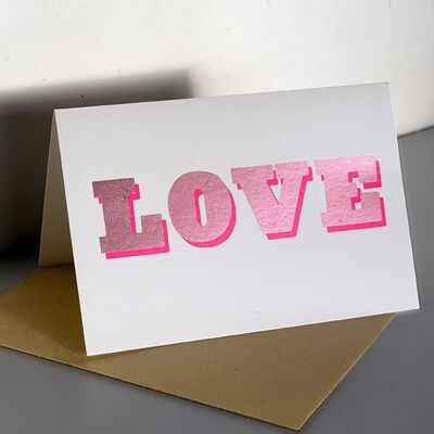 Dandy star love shine greeting card