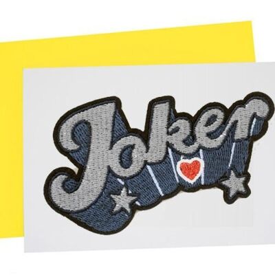 Joker patch card x 4 pack
