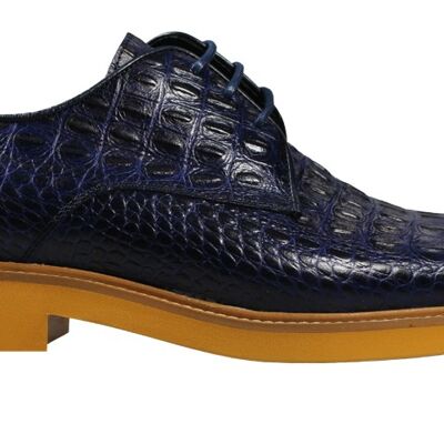 Blue croco derby