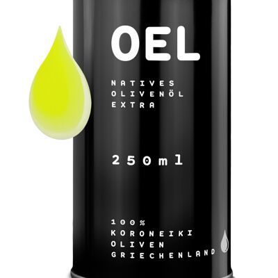 OEL 250 ml - Olio Extra Vergine di Oliva Biologico