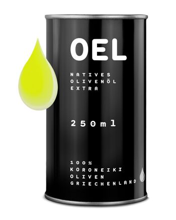 OEL 250 ml - Huile d'Olive Extra Vierge Bio 1
