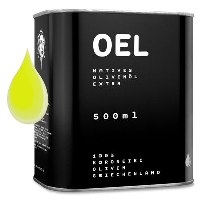 OEL 500 ml - Huile d'Olive Extra Vierge Bio
