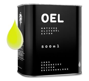 OEL 500 ml - Huile d'Olive Extra Vierge Bio 1