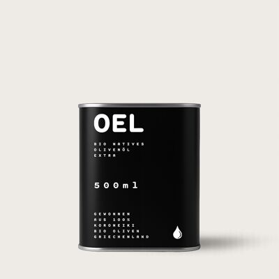 OEL 500 ml - Olio Extra Vergine di Oliva Biologico