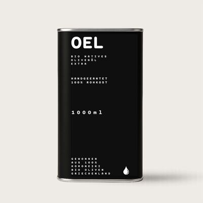 OEL 1.000 ml - Olio Extra Vergine di Oliva Biologico