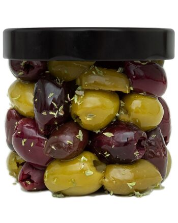 Mélange d'olives bio 170 g - marinées aux herbes méditerranéennes 2