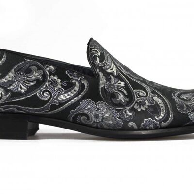 Paisley black loafer