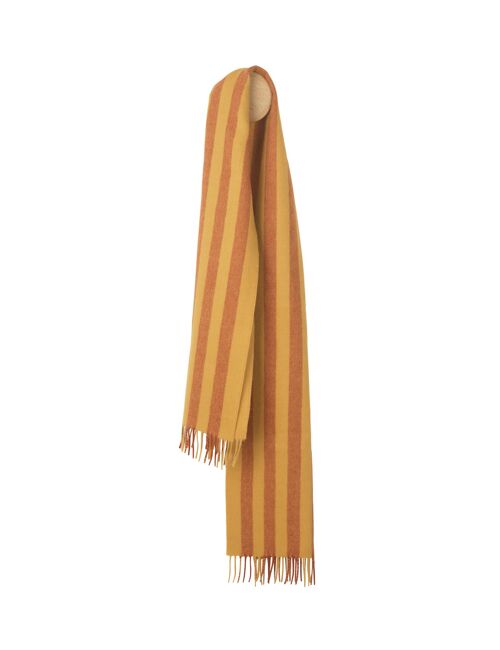 Bergen scarf (rusty red/curry)