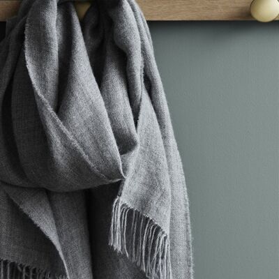 Traveller scarf (lightgrey/ivory mélange)