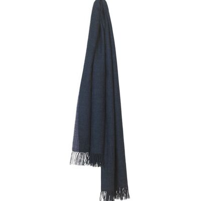 Traveller scarf (navy/grey mélange)