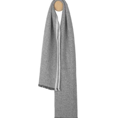 Edinburgh scarf (grey/light grey)