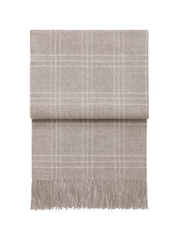 Plaid supérieur (beige/blanc) 1