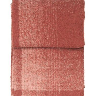 Vulcanic throw (rusty red/nude)