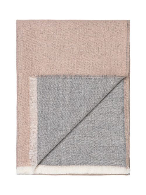 Venice throw (white/nude)