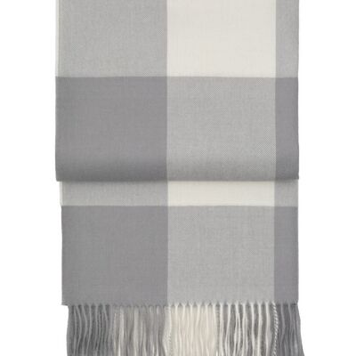 Whisper plaid (grigio pietra focaia/crema