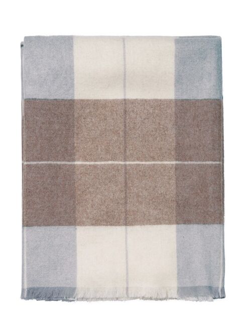 Scotch throw (camel/grey)