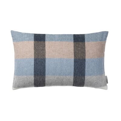 Intersection cushion (ocean blue/white/grey)