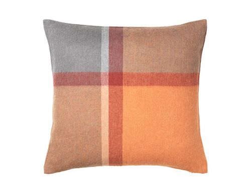 Manhattan cushion(terracot/red mag)50x50
