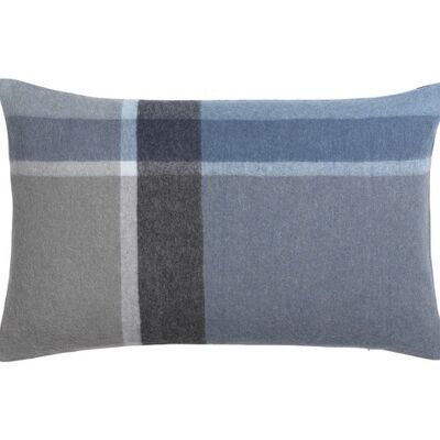 Manhattan cushion(blue/dust ocean)40x60