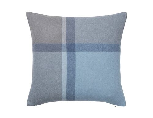 Manhattan cushion(blue/dust ocean)50x50