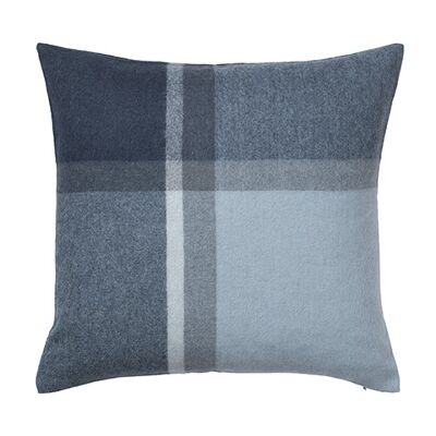 Coussin Manhattan(bleu foncé/asphalte)50x50