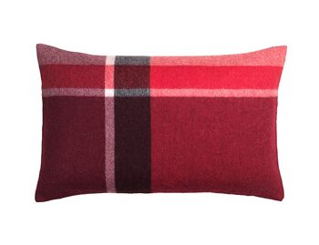 Coussin Manhattan(bordeaux/rouge)40x60