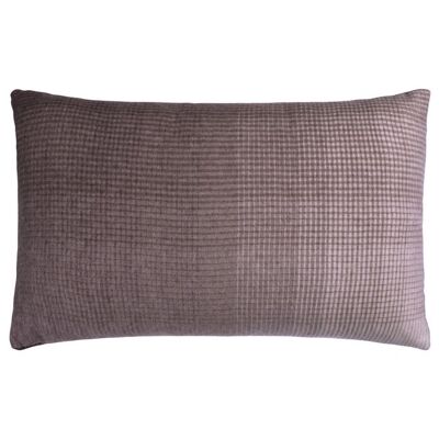 Horizon cushion (plum/cognac) 40x60