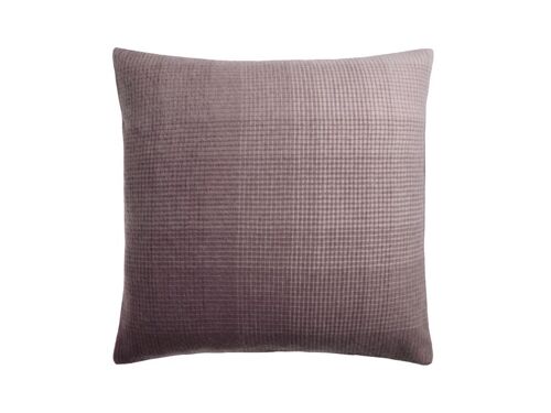 Horizon cushion (plum/cognac) 50x50