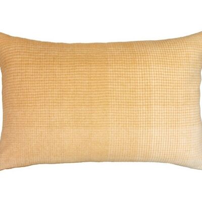 Coussin Horizon (jaune ocre)40x60