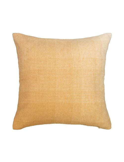 Horizon cushion (yellow ocher)50x50