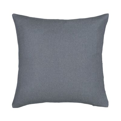 Coussin classique (gris bleu)50x50 cm