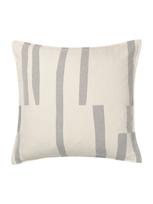 Lyme Grass cushion (grey) organic cotton