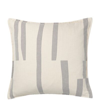 Lyme Grass cushion (grey) organic cotton