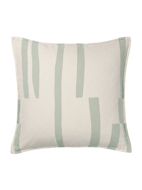 Lyme Grass cushion (green) organic cotton