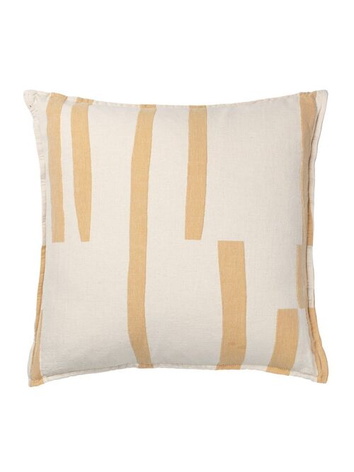 Lyme Grass cushion (yellow) organic cotton