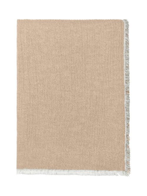 Thyme throw (beige) organic cotton