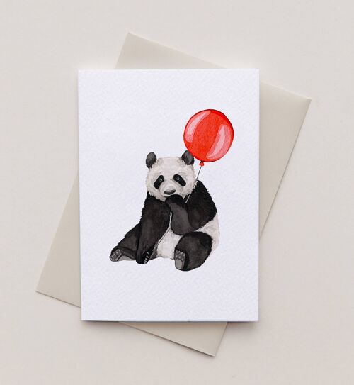 Party Panda Greetings Card