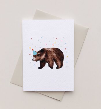 Carte de voeux ours 2