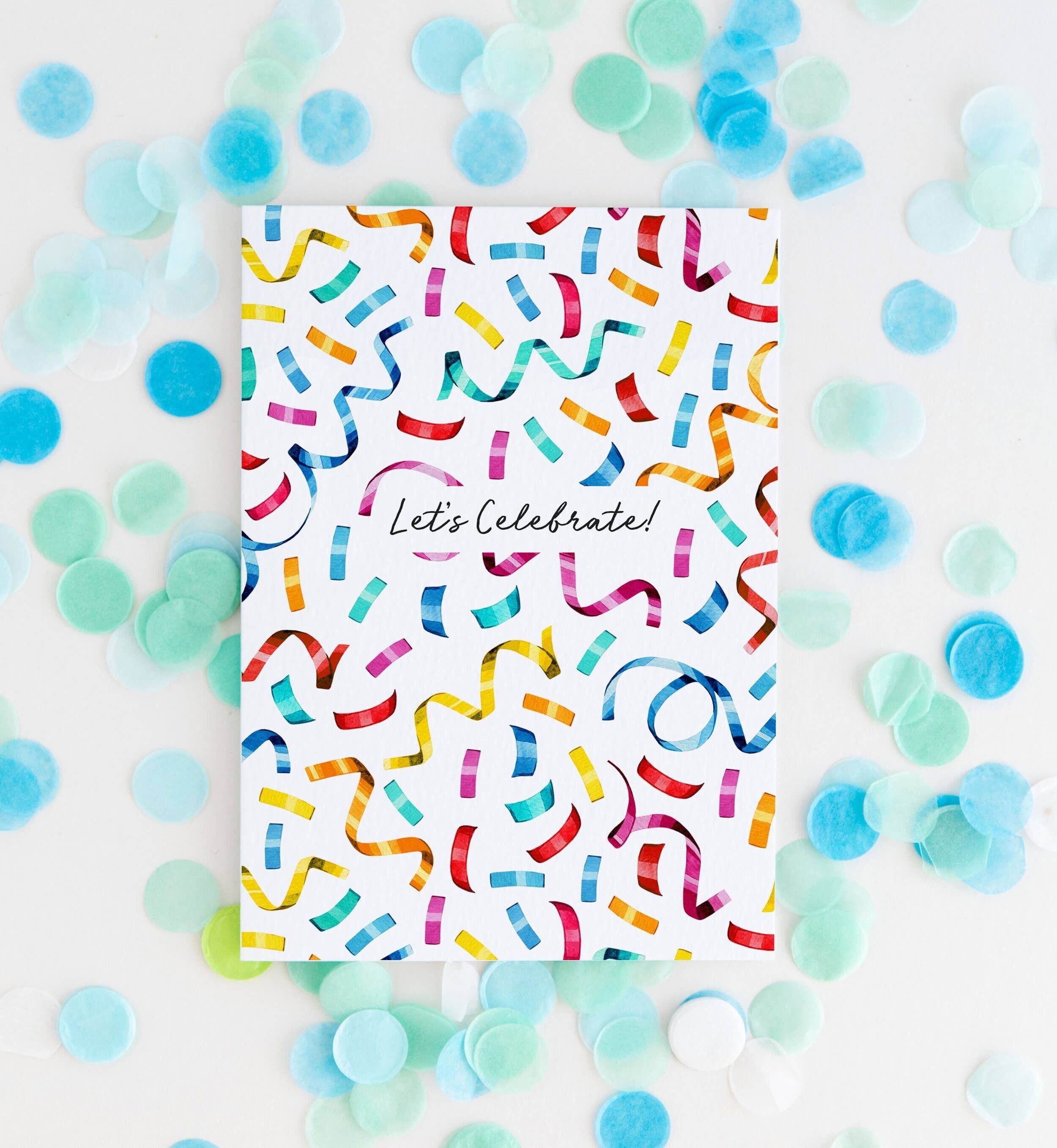 Confetti Celebration Greetings Card