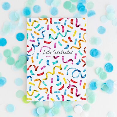 Confetti Celebration Greetings Card