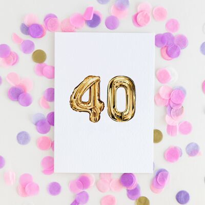 40 Greetings Card