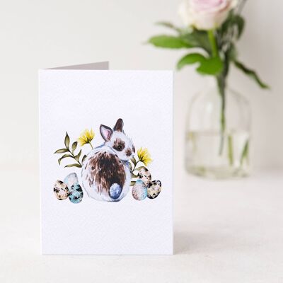 Easter Bunny Greetings Card