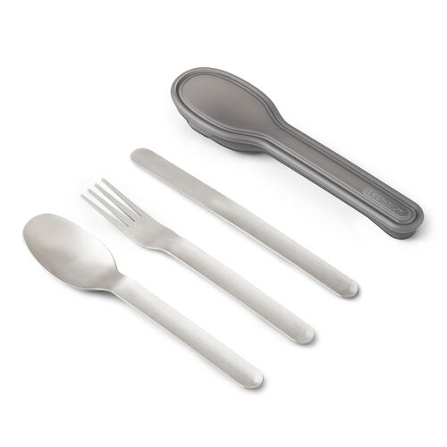 Besteck Set, Edelstahl/Polypropylene, Länge: 20cm