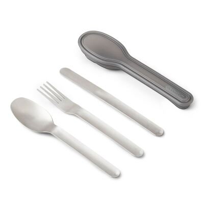 Cutlery set, stainless steel / polypropylene, length: 20cm