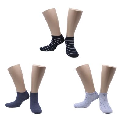 Ciel et Mer combed cotton socks (3 pairs)