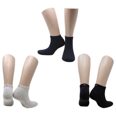 France combed cotton socks (3 pairs) -2