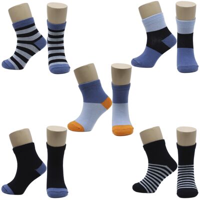 Children's combed cotton socks Ciel et Mer (5 pairs)
