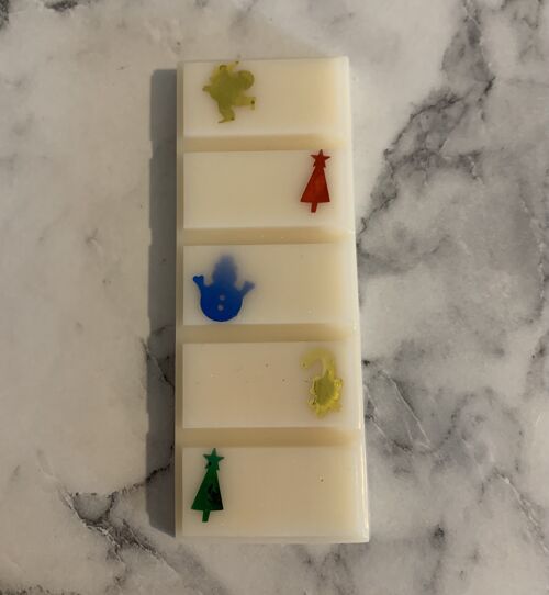 Christmas wax melt snap bar