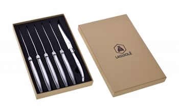 Coffret de 6 couteaux STEACK METAL 1