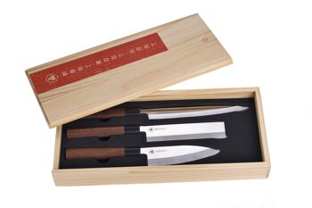 Coffret 3 couteaux Japonais 1